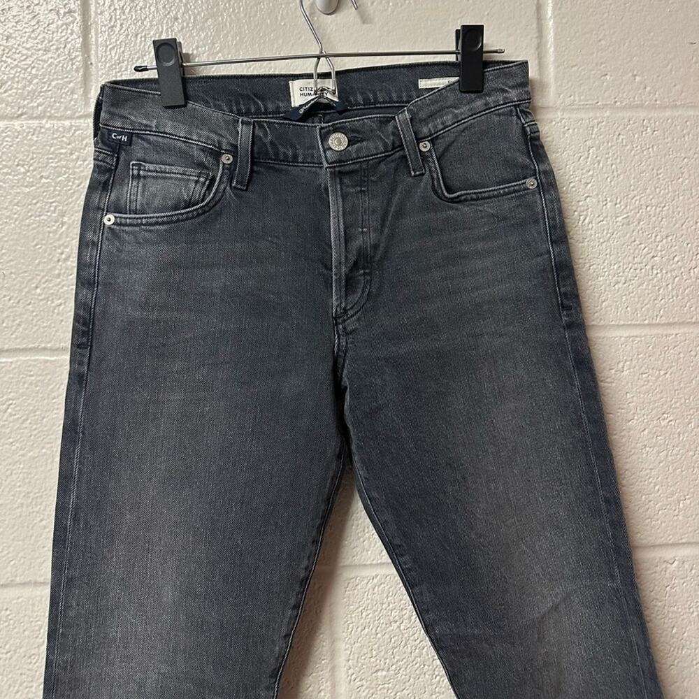 Citizens of Humanity COH Emerson Slim Boyfriend Jean Whisper Wash Gray Size 25 - Picture 3 of 13